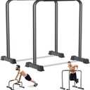 Dip Bar, 2-in-1 Adjustable Dip Stand Station for Home Workout, Heavy Duty Parallel Bars Workout Equipment for Strength Training