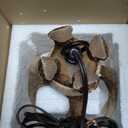 Rustic Deer Antler Light Fixtures, Small Farmhouse Pendant Hanging Lighting Fixture Faux Antler Lamps for Cabin Kitchen Table Sink Bathroom Coffee Shop Dining Room