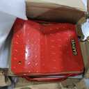 Car Dolly Set of 4 Heavy Duty 6000 Lbs Steel Wheel Dollies Red