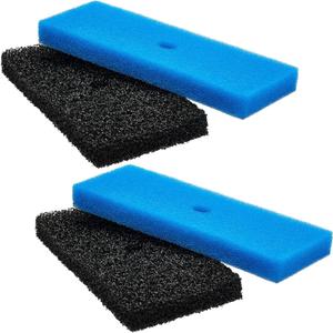 Retisee 2 Sets Replacement Pond Filter Pads for Outdoor Ponds Coarse and Fine Filter Pads Set Compatible with 52231 and 52229 Box for Fish Pond Filters Pump/Motor Water Aquarium Fountain