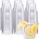 GUSTO [9 oz - 300 Count Clear Plastic Cups, Sturdy & BPA-Free Disposable Cups for Parties, Cocktails, Wine, Smoothies & Cold Beverages  Crystal-Clear, Durable, and Food Safe - Formerly Comfy Package