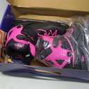 Nattork Ice Skates 4 Sizes Adjustable for Kids Boys Girls, Fun Beginner Ice Skating for Outdoor, Soft and Comfortable Hard Protection for Children Youths Teen (X-Large - Adult (6-8 Men/7-9 Women), Rosy)