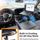 No-Drill Truck Laptop Mount Fit for 19-26 Chevy Silverado, Sierra
Vehicle-Specific Laptop Holder with Cooling Fans Fit for Chevrolet Tahoe/Yukon, Adjustable Mobile Workstation, ME-CHEV-TRK-08