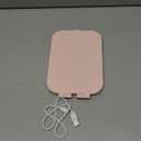 Koolstuffs Travel Mirror with Light, Rechargeable Portable Makeup Mirror with Battery-Powered, 3 Colors LED Lighting, Dimmable Touch Screen Vanity Lighted Mirror