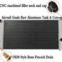 Aluminum Radiator For 1994-2002 2001 1999 Dodge Ram 2500 Ram 3500 5.9L Cummins Turbo Diesel Engine 1995 1996 1997 1998 94 95 96 97 98 99 01 02