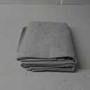 Hokibero Brownish Grey Linen Blackout Curtains 96 Inches Long for Bedroom Thermal Insulated Blackout Linen Drapes Rod Pocket/Back Tab Room Darkening Full Light Blocking Curtains 52x96