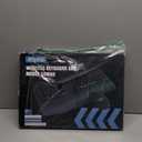 Wireless Keyboard and Mouse Combo, Wave Keys FullSized Ergonomic Keyboard with Cushioned Plam Rest, Phone Holder, Comfortable Natural Typing, 2.4G Cordless Set for Computer, Laptop, PC, Mac, Windows