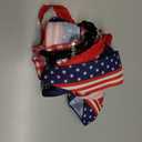 Riceshoot Large 4th of July Wreaths for Front Door Patriotic Ribbon Bow Wreath Satin Sash 250th Anniversary Decor Red White and Blue Bows Clip Patriotic Wreaths for Independence Day Indoor Outdoor