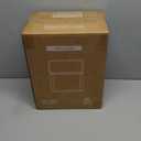 Mbillion Kitchen Compost Bin Hanging Trash Can with Lid 2.1 Gallon Stainless Steel Garbage Can for Kitchen Cabinet Door Mounted Trash Can Under Sink Door RV Bathroom,White