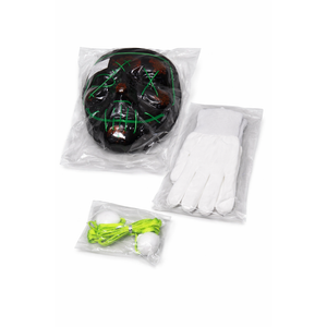 Led Light Up Scary Mask El Wire Mask for Halloween 3 Lighting Modes for Aldult Teens