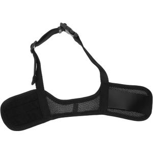 Comfortable Dog Muzzle Dog Mouth Cover Breathable Protector for Large Dogs (36.5X7.8X0.5CM)