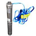 Hallmark Industries Well Pump, Deep Well Submersible Pump, 1HP, 110V 60HZ, 33 Gpm, Stainless Steel, 3.8"