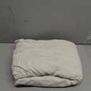 H.VERSAILTEX Super Stretch Individual Seat Cushion Covers - Sofa Couch Cushion Slipcover Sets - Thick Jacquard Textured Twill Fabric - Large (2 Piece, Ivory)