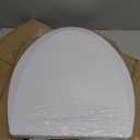 Bemis 730SLEC Slow Close Toilet Seat, Easy Clean Hinges and Durable Plastic Seat, Made in USA, Round, White