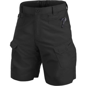 Jessie Kidden Mens Tactical Stretch Outdoor Cargo Shorts Wear Resistant Rip Stop Work Hiking Fishing Shorts (29, 6223 Black)