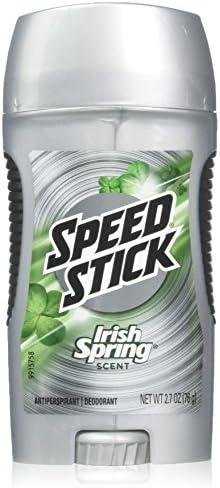 Mennen Speed Stick Antiperspirant and Deodorant Irish Spring Original, 2.7 Ounce