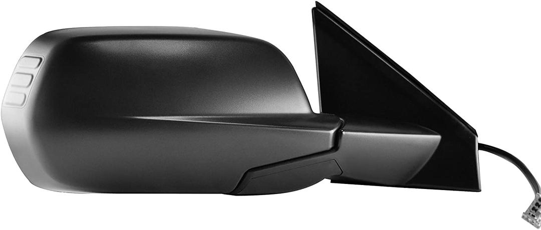 Dependable Direct Right Passenger Side Textured Side View Mirror Compatible with 2007-2011 Honda CR-V - Parts Link # HO1321226 OEM # 76200SWAA01