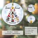 8 x Guitar Ornament for Christmas Tree 2025 - Unique Rock Guitar Player Gifts for Music Decorations, Ceramic Guitars Ornaments for Christmas Tree Decorations, Xmas Music Lovers Gifts for Men Women Bestie