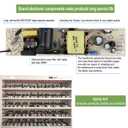 LED Driver 60 Watts 24V DC Low Voltage Transformer Waterproof IP67 LED Power Supply, Adapter with 3-Prong Plug 3.3 Feet Cable for Any 24V DC led Lights, Computer Project, Outdoor Light