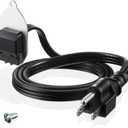 Enhon 3 Feet Garbage Disposal Power Cord Compatible with InSinkErator EZ Connect Power and Advanced Series Continuous Feed Food Waste Disposer Models, Easy to Install (Black)