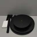 Cupcake Stand, 4 Tier Round Bamboo Wood Black Cupcake Tower Stand for 50 Cupcakes, Tiered Serving Trays, Wood Cake and Cupcake Stand (Black_Bamboo)