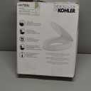 KOHLER 25875-0 Hyten 3" Height, Elevated Soft Close Elongated Toilet Seat, Contoured Seat with Grip-Tight Bumpers, Quick-Attach Hardware, No Slam Toilet Seat, White