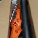 BLACK+DECKER Electric Leaf Blower, Handheld Blowers for Lawn Care, Lightweight, 180 MPH 180 CFM, 7-Amp, Corded (LB700)