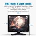 19 Inch Square LCD Monitor for CCTV, DVR and PC, 1280x1024, BNC HDMI VGA AV