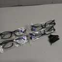 Gaoye Multi Pack Reading Glasses - Blue Light Blocking Lenses, TR90 Frames, UV400 - Eyeglasses with Clear Vision (Black, 2.5x)