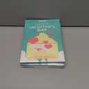 3 x 36 Pack Valentines Day Cards for Kids School  Adorable Die-Cut Animal & Food Classroom Valentines with Pink Envelopes & Stickers, 9 Cute Designs for Boys, Girls & Teachers