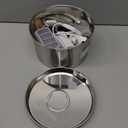 Cat Water Fountain Stainless Steel: 74oz/2.2L Cat Fountain for Drinking - Pet Water Fountain for Cats Inside - Automatic Dog Water Dispenser Bowl Feeding & Watering Supplies 6 Filters 3 Sponges