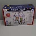 OleFun 180 Pack Fort Building Kits for Kids 4, 5, 6, 7, 8+ Year Old Boys & Girls, Creative STEM Building Toys for DIY Castles, Tunnels, Play Tent, Ideal Gifts for Aged 5-8