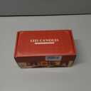 FREEPOWER 12PCS Flameless Christmas Tree Candles with RemoteBattery Operated Flickering Candles Christmas Tree Lights,LED Taper Candle for Home Parties Birthday Gift with Snowflake Hook (White)