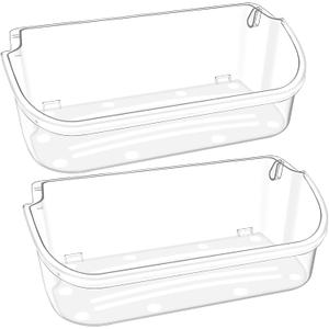 240356402 Refrigerator Door Bin Replacement Part Frigi.daire Side-By-Side Refrigerator Compatible with Frigidaire Refrigerator Door Shelf FFSS2615TS0 LFSS2612TF0 LFSS2612TE0 AP2549958 (2 Pack)