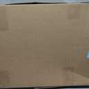 Linen Bulletin Board 24 x18 Inches, White Pin Board Vision Board, Gold Aluminum Framed Fabric Cork Board for Home Office Wall Decor, 10 Push Pins