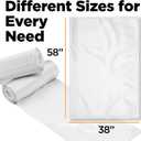 ToughBag 55-60 Gallon Clear Trash Bags, 50 Count, 2.5 Mil