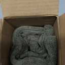 MIULEE Pack of 2 Couch Throw Pillow Covers 18x18 Inch Soft Greyish Green Chenille Pillow Covers for Sofa Living Room Solid Dyed Pillow Cases (18" x 18" (Pack of 2), Greyish Green)