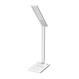 APRODUK LED Desk Lamp QC 3.0 Fast Charging, 10W Wireless Charging, Six Buttons, Adjustable Brightness, Adjustable Color Temperature, Timer Function, Night Light Feature