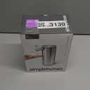 simplehuman 9 oz. Touch-Free Rechargeable Sensor Liquid Soap Pump Dispenser, Brushed Stainless Steel