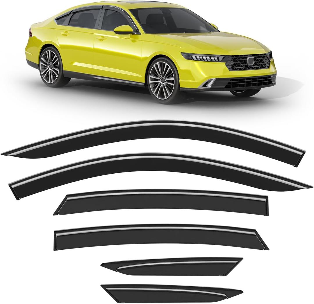 Out-Channel Window Visors Rain Guards for Honda Accord 2023-2026