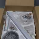 TCL Ceiling Fans with Lights, 52 Inch Low Profile Ceiling Fan with Light and Remote Control, Flush Mount, DC Reversible Motor, Noiseless, 6 Speeds Ceiling Fan for Bedroom (White)