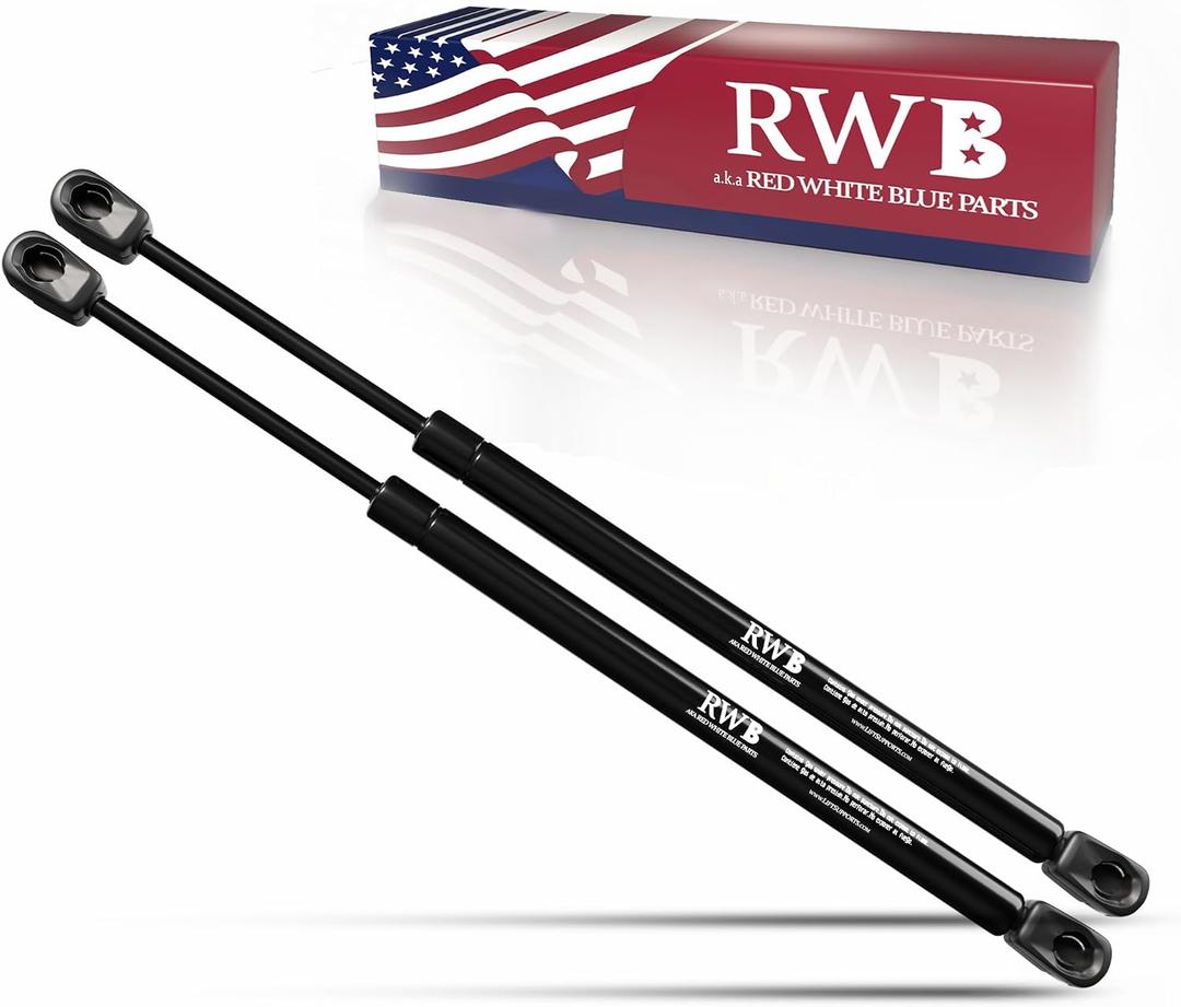 RWB 30.9 Inch Gas Struts – 70.0 Lbs Lift Supports with Mounting Brackets for RV Bed Storage Box Boat Hatch and Tool Chest - 2 Pieces