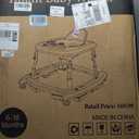 5-in-1 Baby Walker for Boys and Girls Music and Lights 6-18 Month, Foldable Baby Walkers with 5 Adjustable Heights, Infant Toddler Walker with Wheels and Combo Portable（Dark Gray）