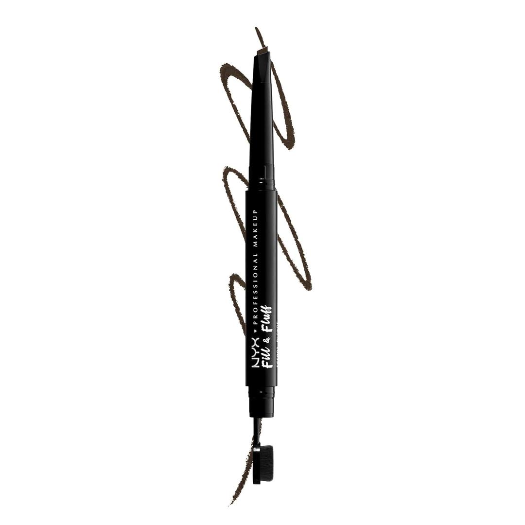 NYX PROFESSIONAL MAKEUP Fill & Fluff Eyebrow Pomade Pencil, Espresso (1 Count (Pack of 1))