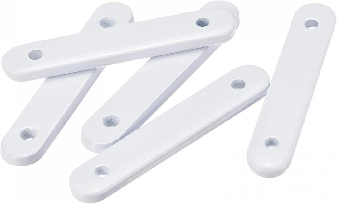 uxcell Curtain Weights (40g), Drapery Iron Weight for Bathroom Home Curtains Tablecloth Flags, White, 10Pcs