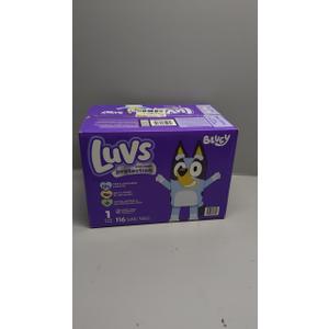 Luvs Diapers - Size 1, 116 Count, Bluey Platinum Protection Baby Diaper