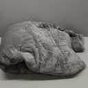 Cottonblue Weighted Blanket 15 lbs Queen Size 60x80 inches, Flannel Shaggy Sherpa Weighted Blanket for Adults Comfortable Weighted Blankets for Calming and Relax, Bed Sofa Heavy Blankets, Grey