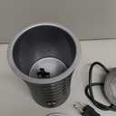 HERILIOS 4 in 1 Electric Milk Frother and Steamer with Warm Function, Black,  8 ounces 