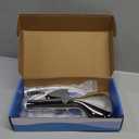 RV Shower Head with Hose, High Pressure Shower Head with Handheld On Off Switch, Travel Trailer, Motorhome and Boat and Camper Must Have RV Accessories Replacement Part, Chrome and White