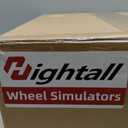 hightall 2Pcs Front Wheel 19.5 Wheel Simulators, 19.5" 10 Lug Stainless Steel Hubcaps,Polished Surface,Bolts On Wheel Cover Set Compatible with Ford 2005-2025 F450/F550